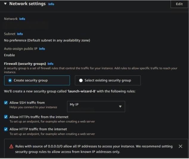 network settings