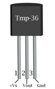 Interface TMP36 with Arduino - Display Temperature on LCD