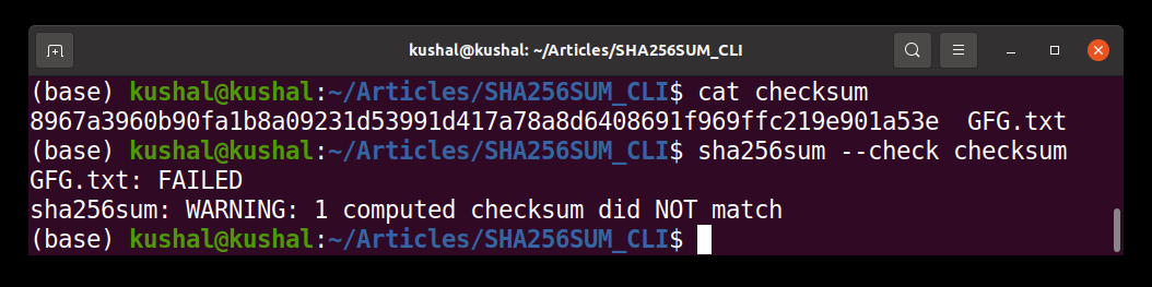 Check CheckSum