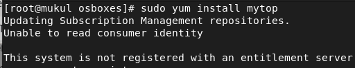 Installing Mytop using Yum