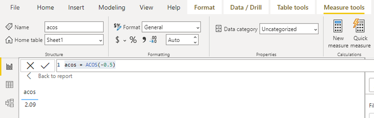 Power BI - DAX Trigonometric Functions - GeeksforGeeks