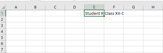 Merging cells in excel using Python