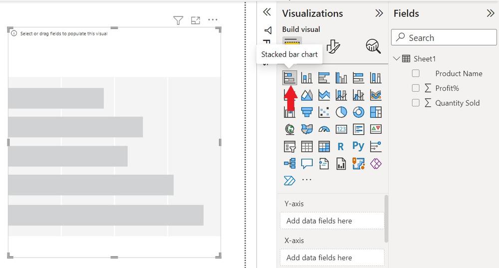 Creating Stacked Bar Chart in Power BI