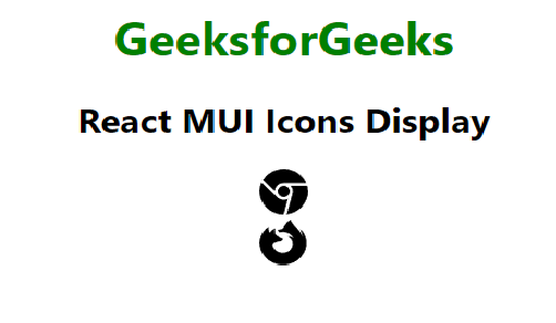 React MUI Icons Display