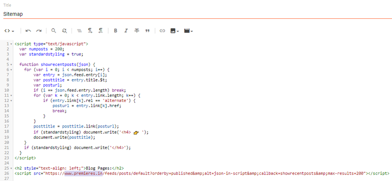 How to Create HTML User Sitemap for Blog Posts in Blogger ? - GeeksforGeeks