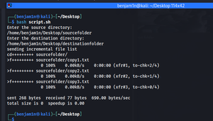 Linux Shell Script to Sync Directories Interactively - GeeksforGeeks