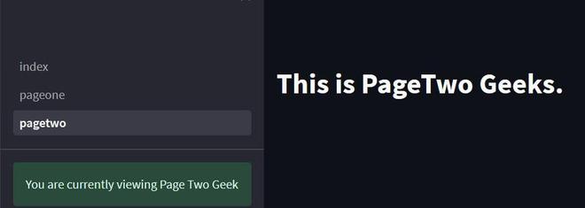 Creating Multipage Applications Using Streamlit Geeksforgeeks