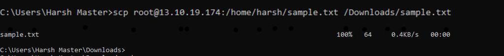 How to Download a File from a Server with SSH / SCP? - GeeksforGeeks