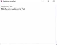 Building Flutter Apps in Python - GeeksforGeeks