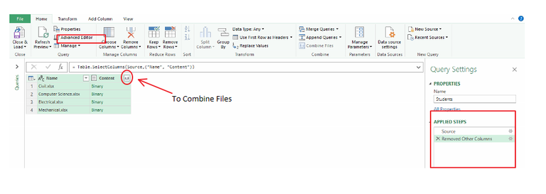 Merge Content of All Files in Folder with Power Query - GeeksforGeeks