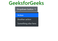 Bootstrap 5 Dropdowns Usage - GeeksforGeeks