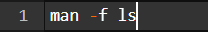 man command in linux