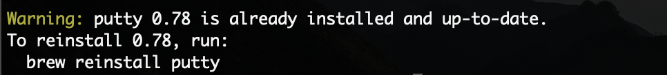 putty-already-installed