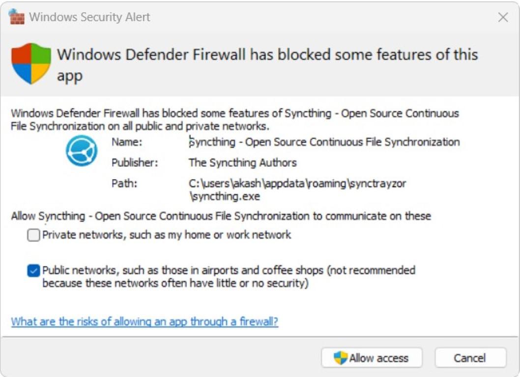 windows-defender-firewall-permission-for-syncthing