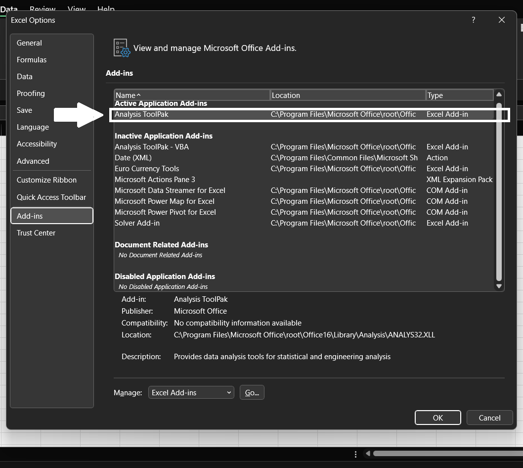 choosing-analysis-toolpak