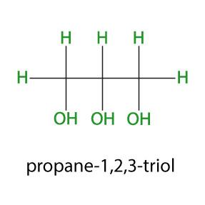 propane-1,2,3 triol