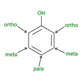 Ortho, Para and Meta positions