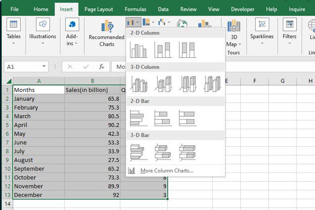 selecting-3d-column-chart