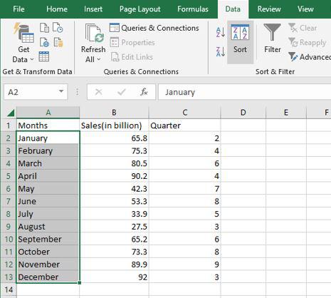 selecting-months-column