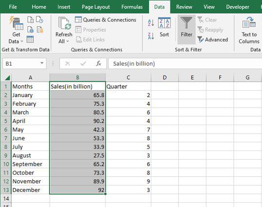 selecting-filters-for-sales-column