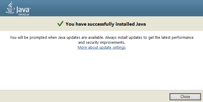  Java-installation-successful.