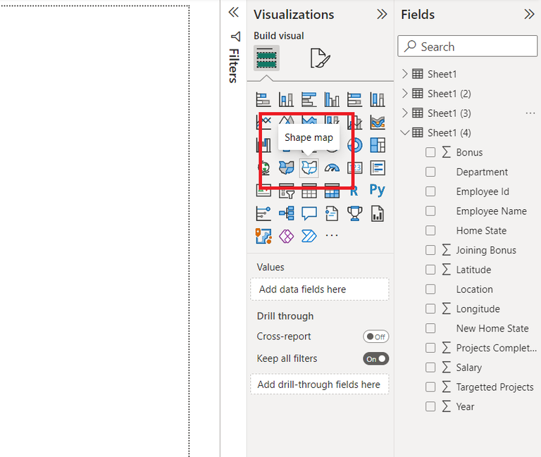 Power BI - How to Create a Shape Map? - GeeksforGeeks