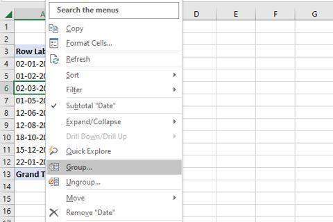 How to Prevent Grouped Dates In Excel Pivot Table? - GeeksforGeeks