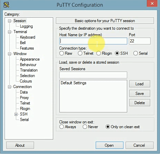 PuTTY : Software for your own computer :  : ITS : University of