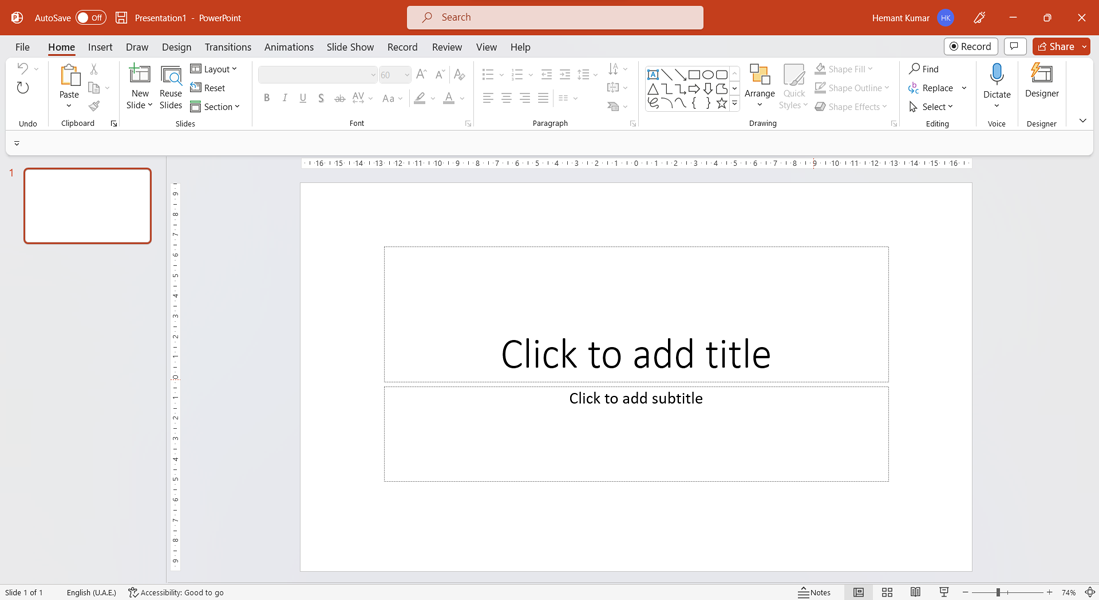 POWERPOINT WORKING PAGE