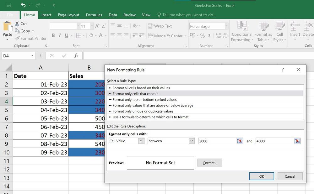 Excel Conditional Formatting With Examples Techno Blender