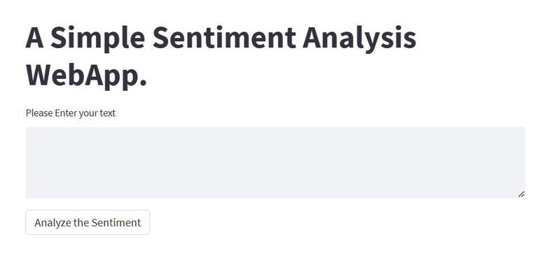 Create a Simple Sentiment Analysis WebApp using Streamlit - GeeksforGeeks
