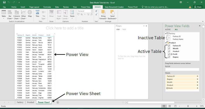Data Models in Excel Power View - GeeksforGeeks