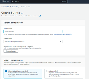 How To Store Data in a S3 Bucket? - GeeksforGeeks