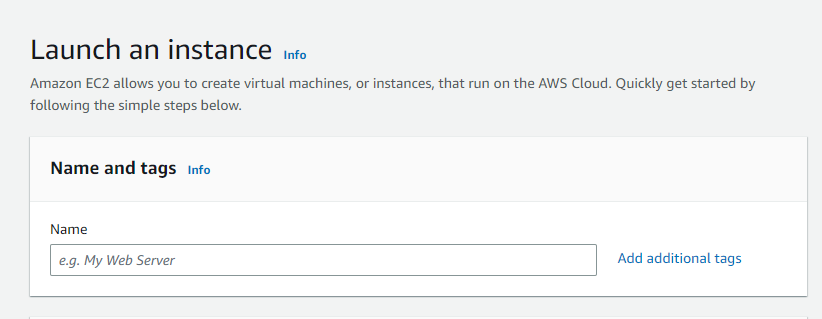 Launch Instance 