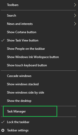 How to Open the Windows Task Manager:2