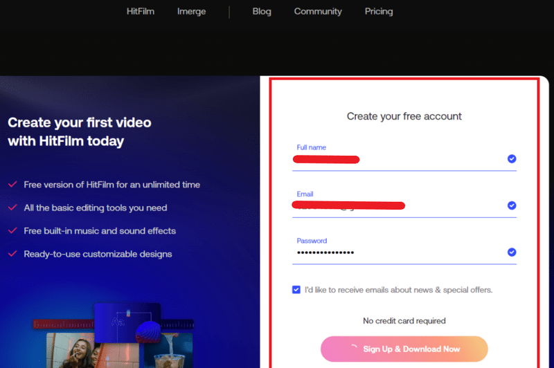How to Download and Install Hitfilm Video Editor on Windows