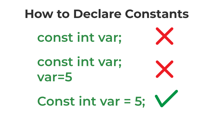 How to declare constants