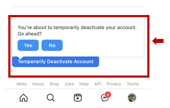 How To Deactivate Instagram Account GeeksforGeeks