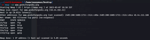Nmap Command in Linux with Examples - GeeksforGeeks