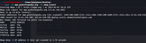 Nmap Command in Linux with Examples - GeeksforGeeks