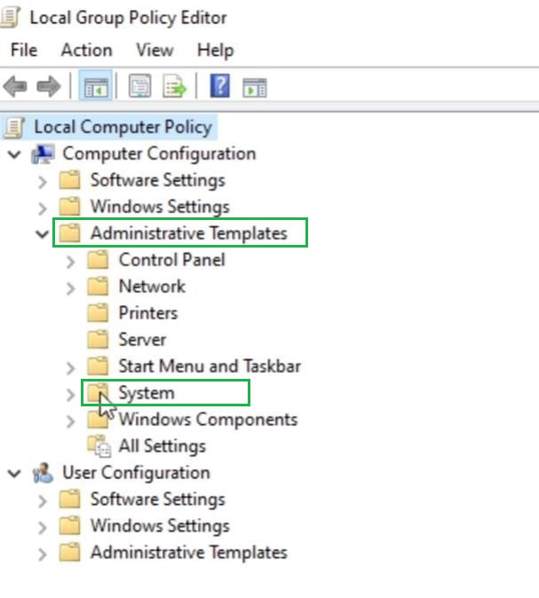 Disable the Keyboard in Windows 10 Using Group Policy Editor - step 2