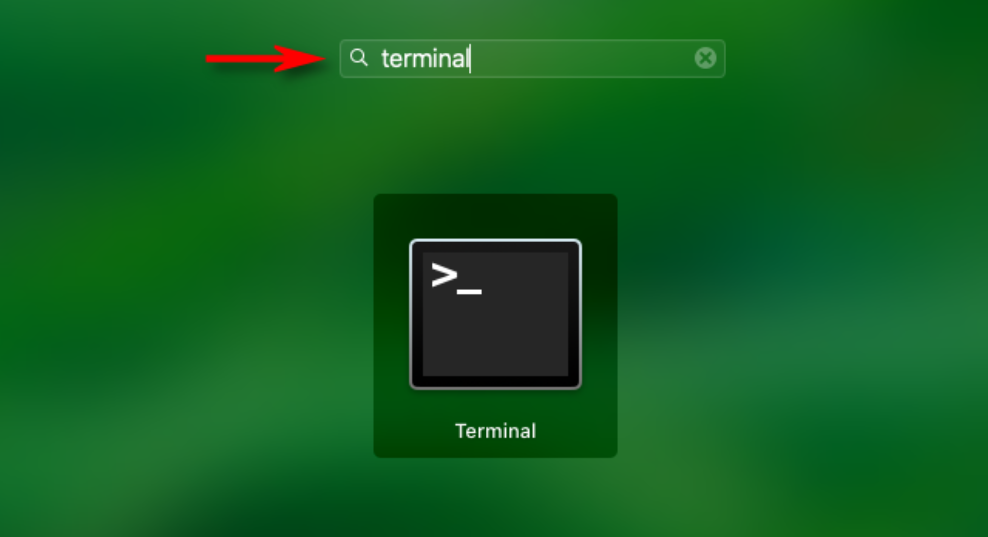 open terminal mac