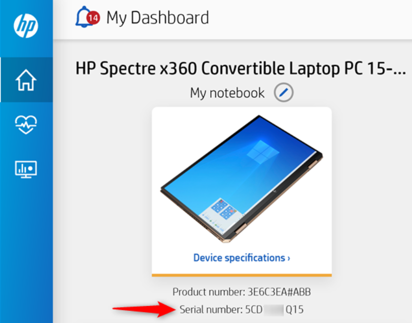 How to get a laptop serial number