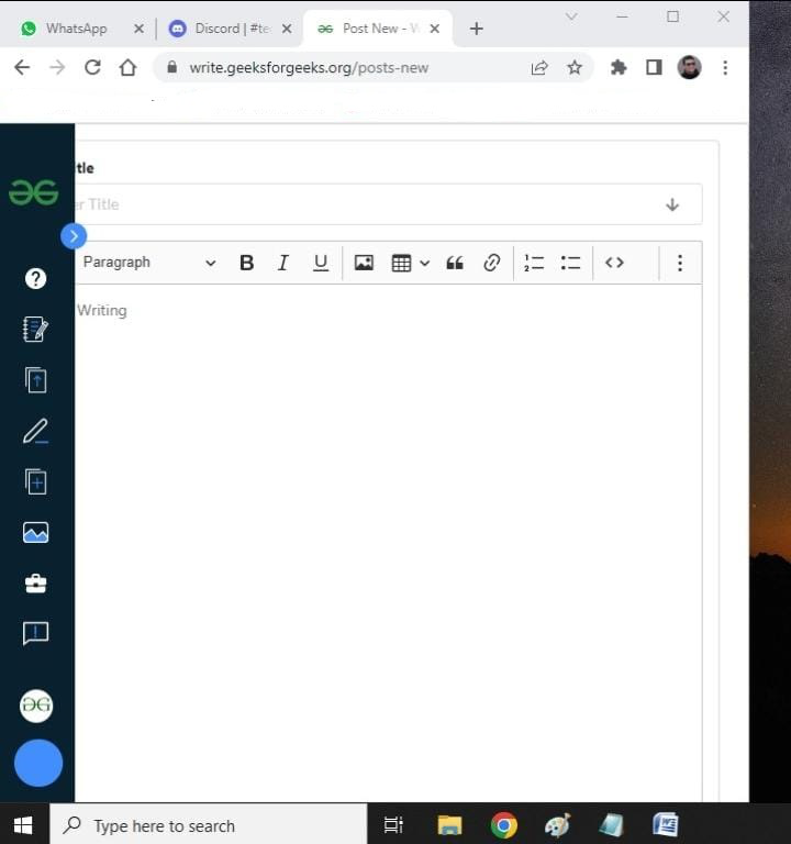 split screen on Windows 10- method 2