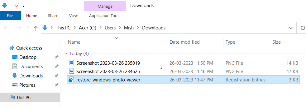 Set Windows Photo Viewer as Default in Windows 10 - step 2 - method 2