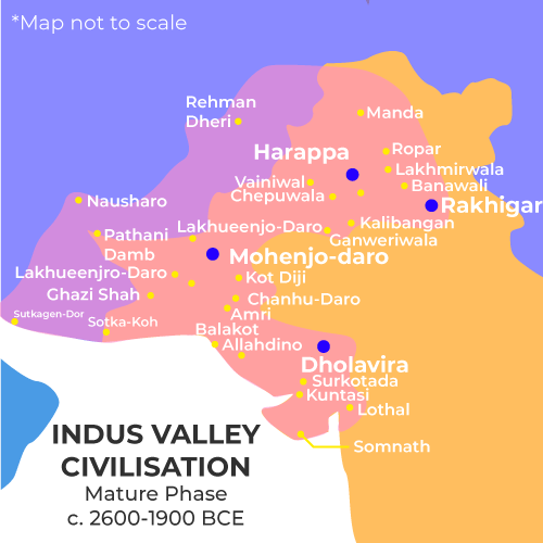 Indus Valley Civilization Map Printable