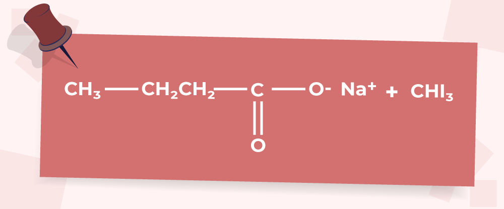 reaction of Pentanone with NaOH