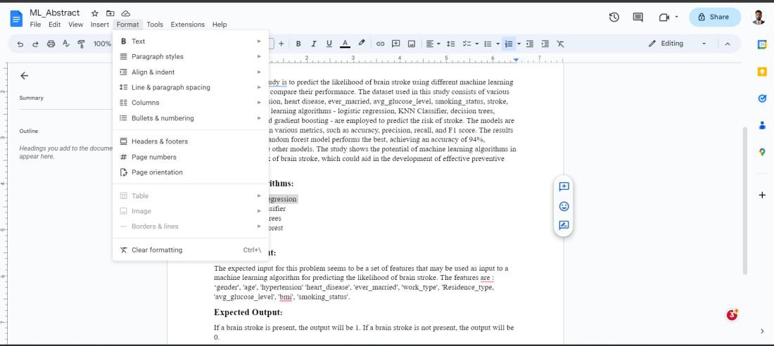 Strikethrough Text in Google Docs