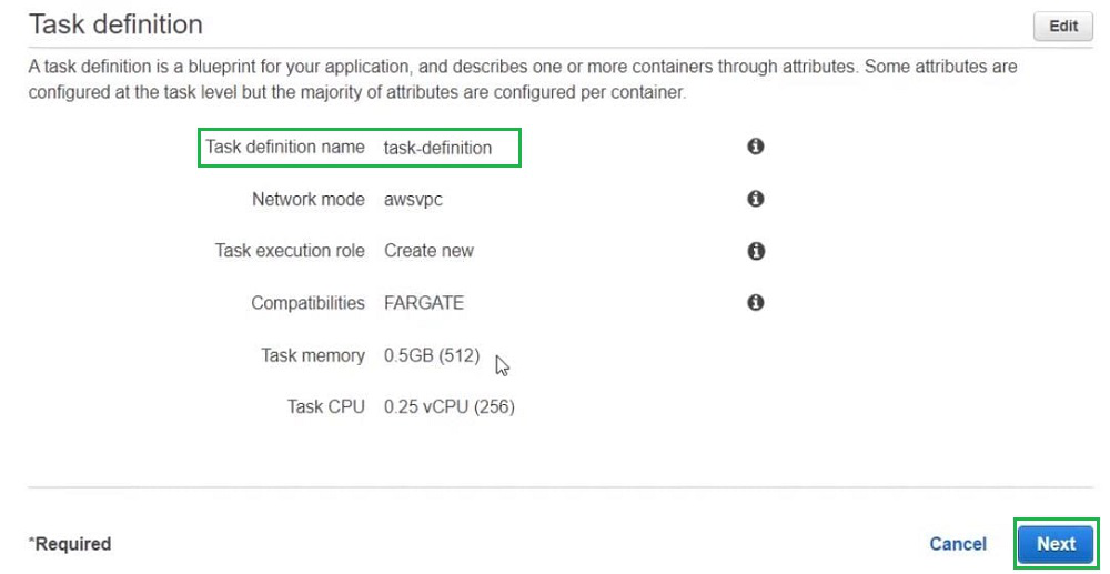 task definition