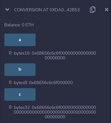 Converting to higher range bytes and to smaller range bytes